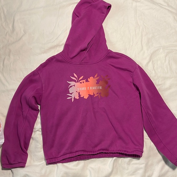 Girls size 10 pull over sweater in pink/purple color. - Picture 1 of 1